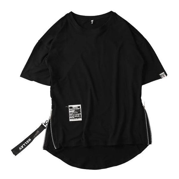 

men harajuku hip hop streetwear t-shirt summer short sleeve tshirt hipster casual japan t shirt males kg-12, White;black