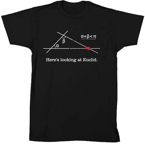 

2019 new short sleeve casual here's looking at euclid for the pun loving math nerd funny clothing hoodie designers t shirts sweatshirt