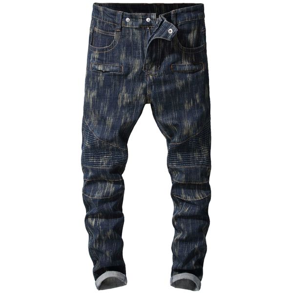 

new autumn and winter men's jeans in 2019, Blue