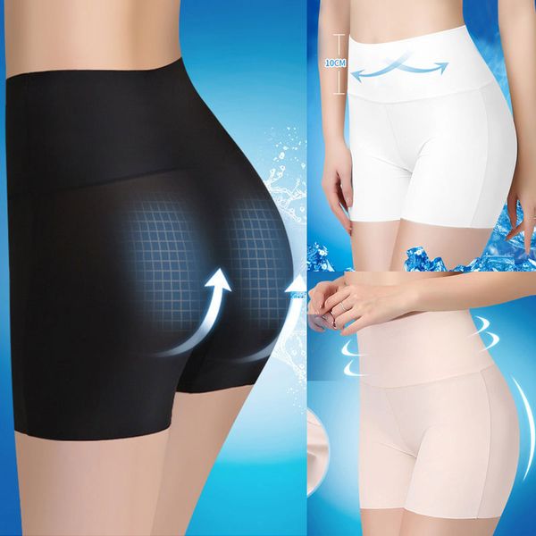 

briefs for women underpants underwear panties safety half shorts boyshort seamless basic plain underwear briefs, Black;pink