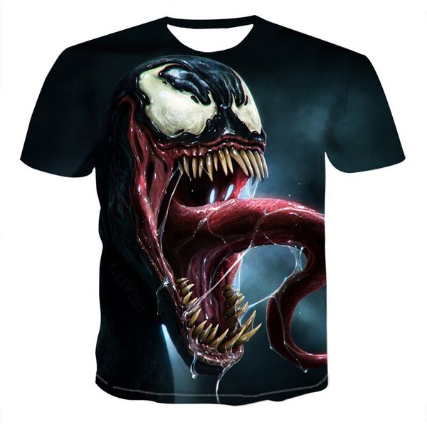 

venom marvel 3d print shirts graphic anime anime men clothing