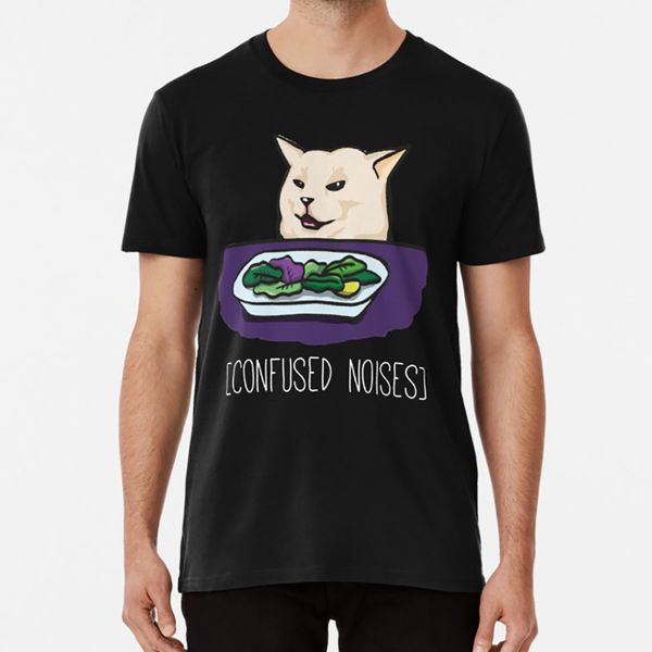 

yelling at a cat meme harajuku funny print men hip hop 100% cotton streetwear hoodie designers t shirts sweatshirt