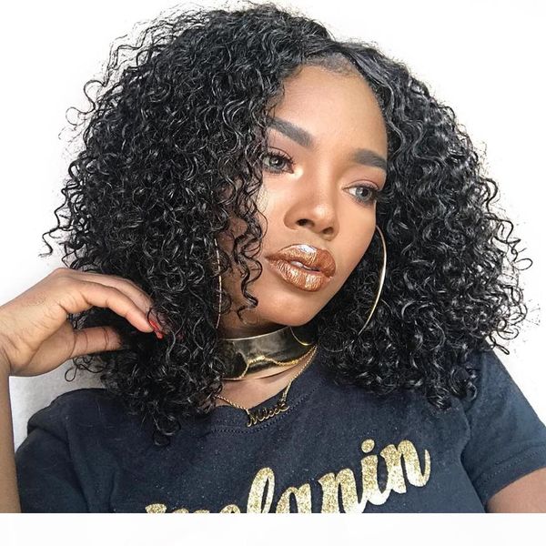 

mongolian human hair kinky curly full lace wigs lace front wigs natural color glueless lace wig bleached knots, Black;brown