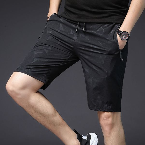 

camouflage men casual bermuda masculina compression beach shorts summer with zipper pockets streetwear printed xxxl new, White;black