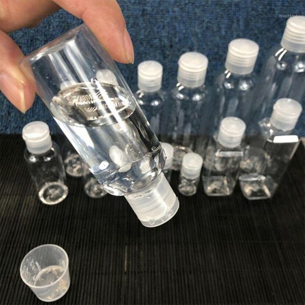 

storage bottles & jars 10pcs/30pcs/50pcs plastic clear empty bottle travel shampoo lotion container squeeze 50 60 100ml1