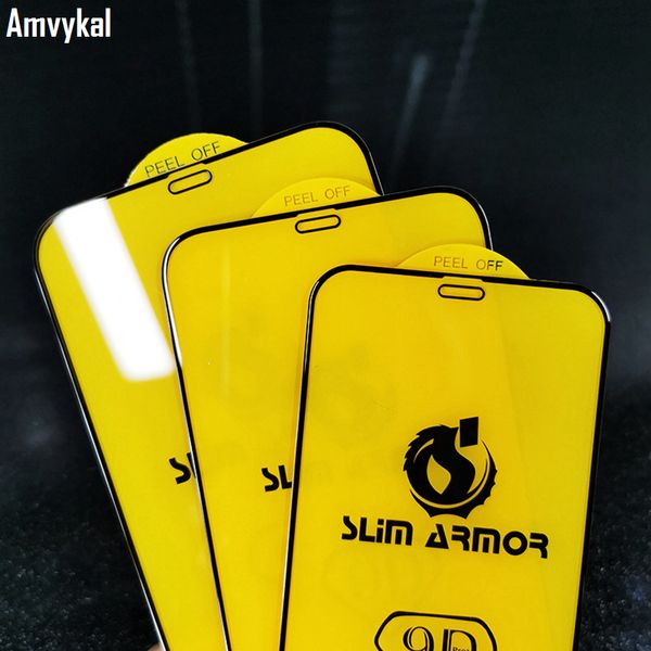 

slim armor 9d tempered glass for iphone 6s 7 8 plus 6plus 7plus screen protector iphone se 2020 full coverage glass film