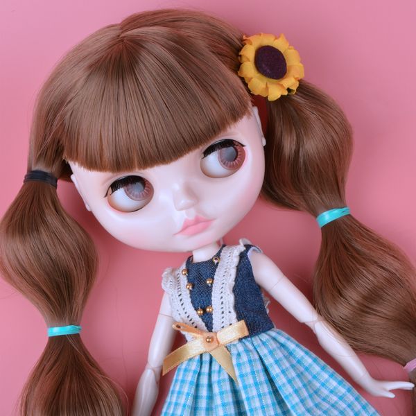 Neo Blyth Doll personalizzato NBL viso lucido, 1/6 OB24 BJD bambola snodabile bambola personalizzata Blyth bambole per ragazza, regalo per la raccolta YM09 LJ201031