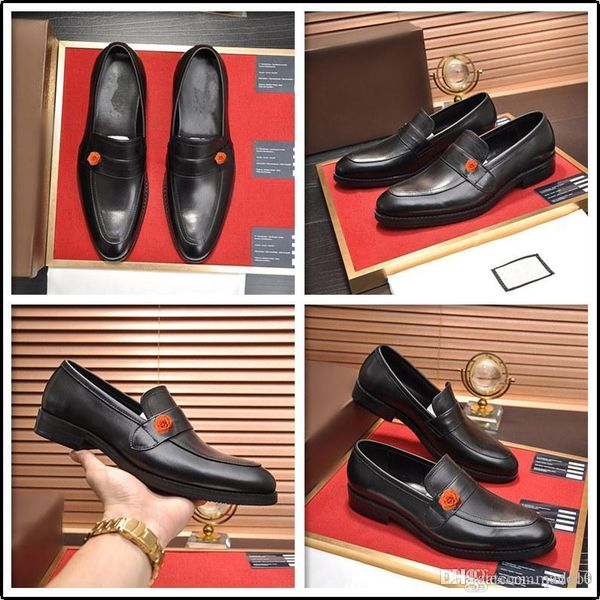 

handmade luxury mens wedding oxford shoes black khaki genuine leather brogue men's dress shoes slip on business formal shoes for men