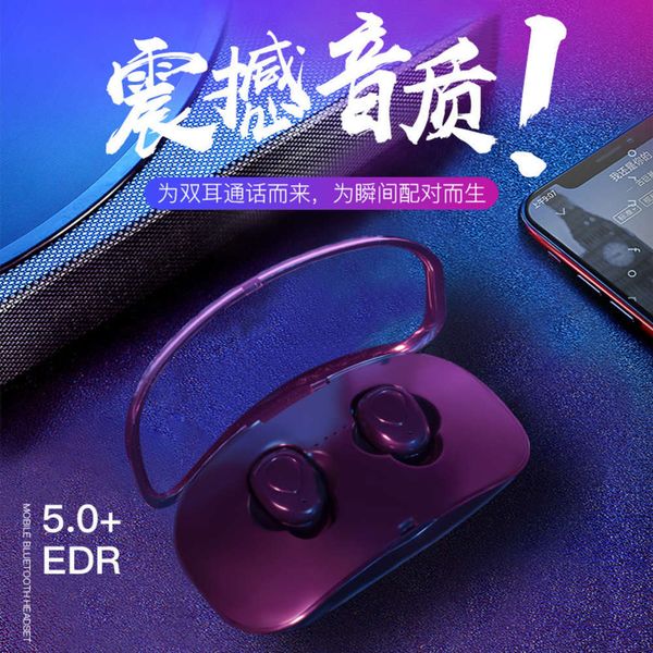 

5.0 xi8s bluetooth headset mini wirels binaural mobile phone