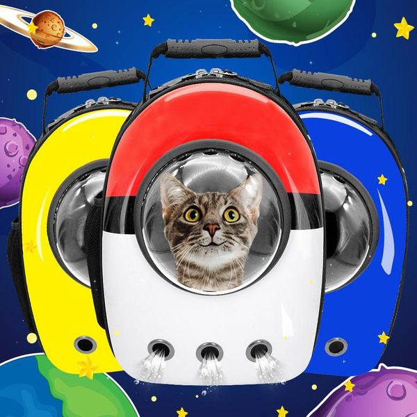

portable astronaut pet cat dog puppy carrier space bag travel backpack capsule bag for small cats puppy outdoor cage br wmtpfw