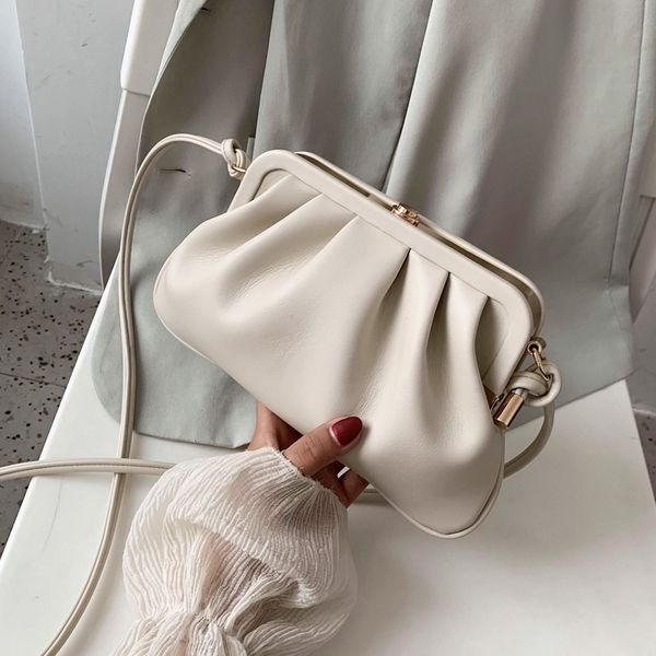 

shape clip small pu leather crossbody bags for women 2020 summer shoulder handbags and purses lady cross body bag