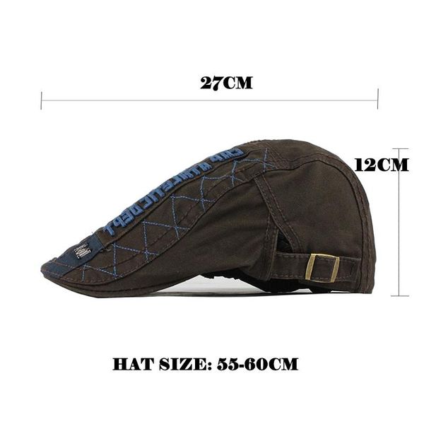 

flb] new plain cotton berets caps for men casual peaked caps berets hats casquette sun cap women gorras male beret visor f512 wmtnak, Black;white