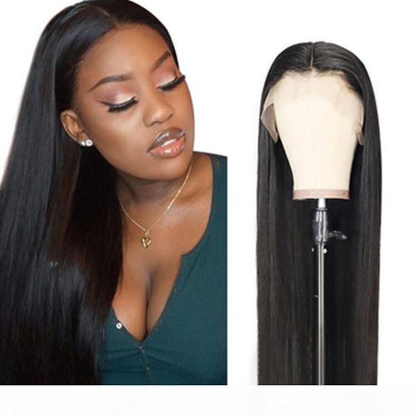 

hd transparent human hair wigs, hd natural fake scalp human hair wigs,glueless mink brazilian 40 inch human hair wigs 130% density, Black;brown