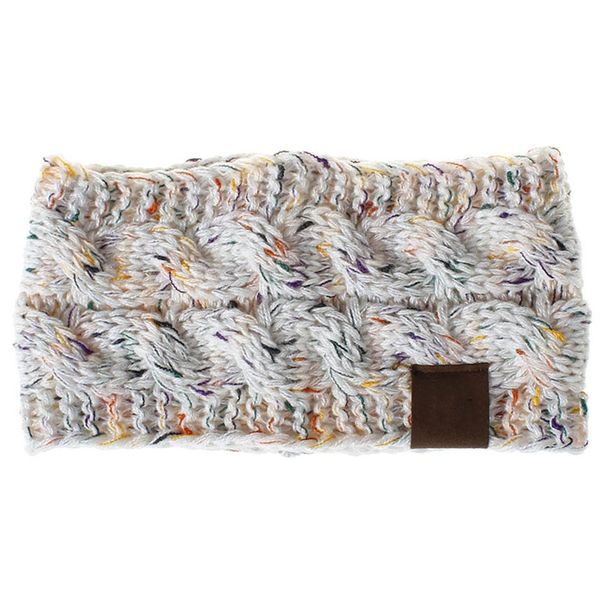 

1pc women crochet headband lady knit airband wide winter ear warmer headwrap women twisted knitted yarn hair accessories