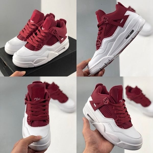 

4s 2020 new jumpman mens 4 basketball shoes bred white red trainers sports sneakers trainers athletics des chaussures zapatos, Black