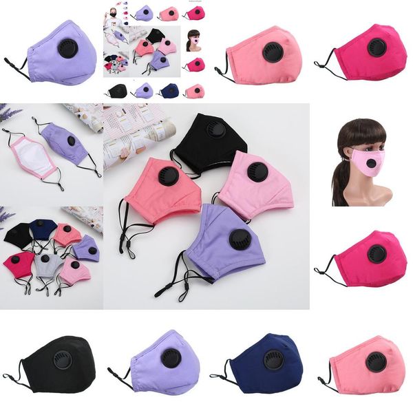 

with valve cotton mask face for pm2.5 mouth masks dust washable men women reusable protective fashion shield bibqj