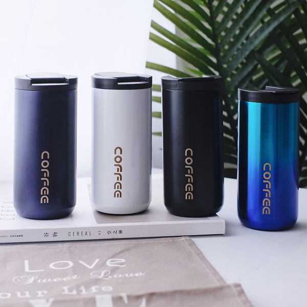 

350ml/500ml double stainless steel 304 coffee mug leak-proof thermos mug travel thermal cup thermosmug for gifts