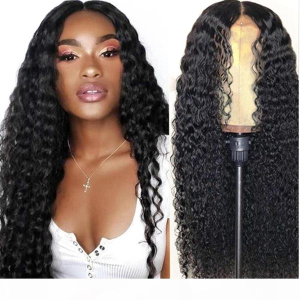 

10a 360 pre-plucked human hair lace front wigs brazilian hair deep wave 13*4 lace frontal wigs medium size lace human hair wigs, Black;brown