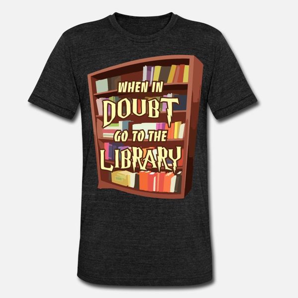 

when in doubt go to the library t shirt fun digital printing latest tracksuit hoodie sweatshirt