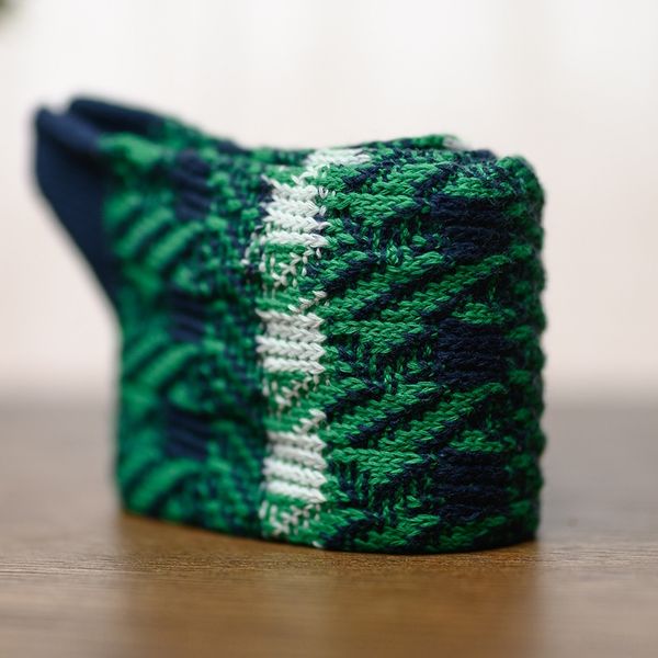 

new men's national cotton korean tide brand thick needle cotton socks national storm wave men's socks ygrxq, Black