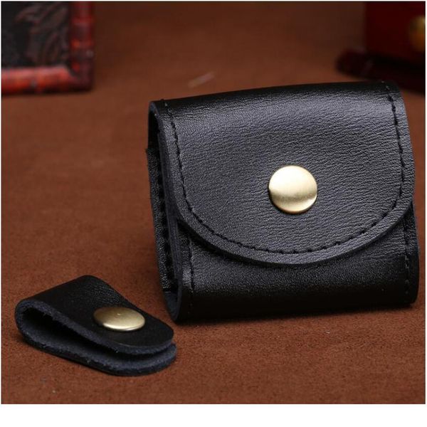 

lkeep mini fashion coin purse vintage men women genuine leather wallet multifunctional female small coin bag key pocket jllaeg, Red;blue