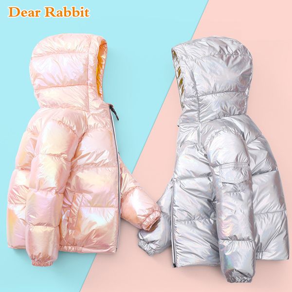 

new fashion boys baby girl winter duck down jacket waterproof snowsuit hooded coat kids parka children clothes autumn clothing lj201125, Blue;gray