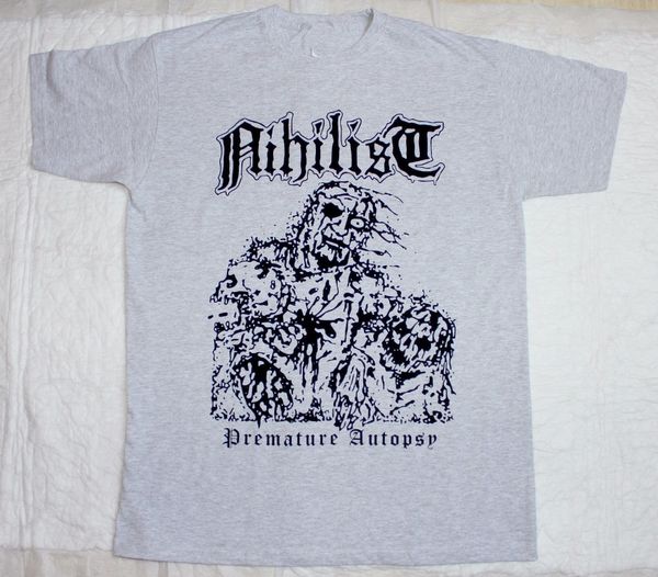 

new fashion brand tees nihilist premature auy entombed unleashed morbid death custom sport hooded sweatshirt hoodie men t shirt