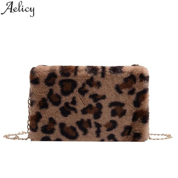 

aelicy female crossbody bags for women 2020 simple style solid color plush shoulder messenger bag mobile phone bags