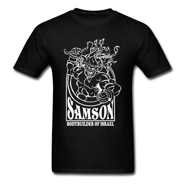 

новое высокое качество короткие рукава рубашки t samson. культурист мужской harajuku top фитнес brand tee shirt спорта толстовка с капюшоном
