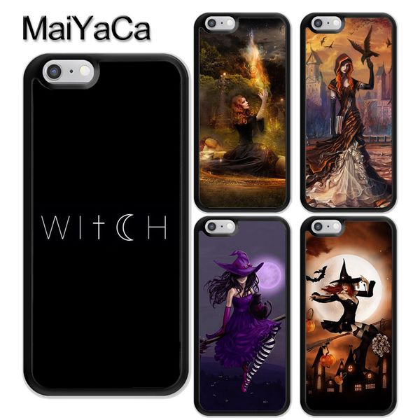 

halloween moon witch horror чехол для iphone 12 мини 11 pro max xs x xr 6s 7 8 plus se 2020 задняя крышка