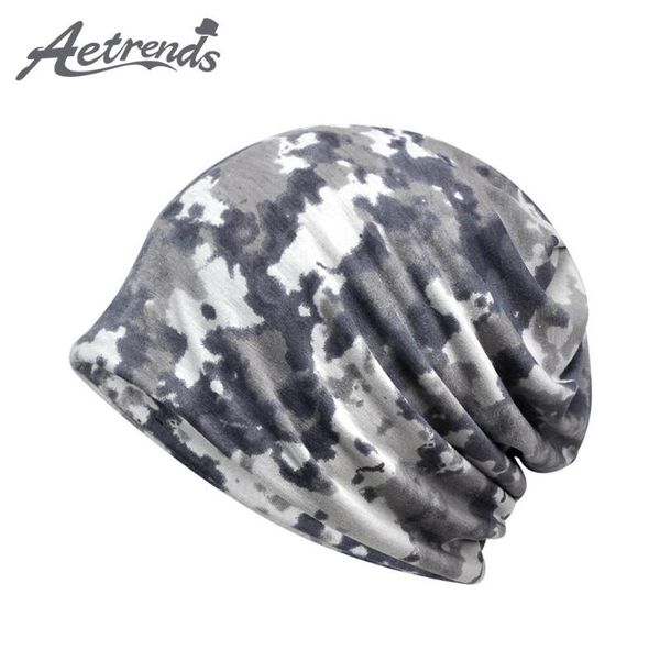 

beanie/skull caps [aetrends] autumn winter beanies hats for women spring casual bonnet cap gorras skullies beanie hat z-10157, Blue;gray