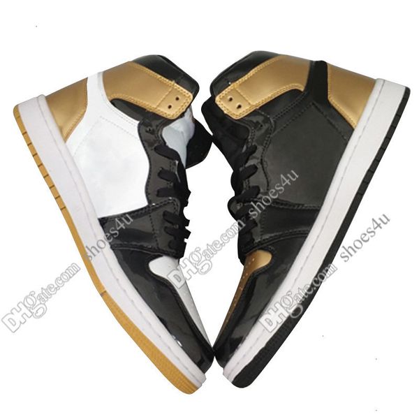 

game 3 chicago toe bred og 1s 1 banned royal blue mens basketball shoes sneakers shattered backboard men sports designer trainers, Black