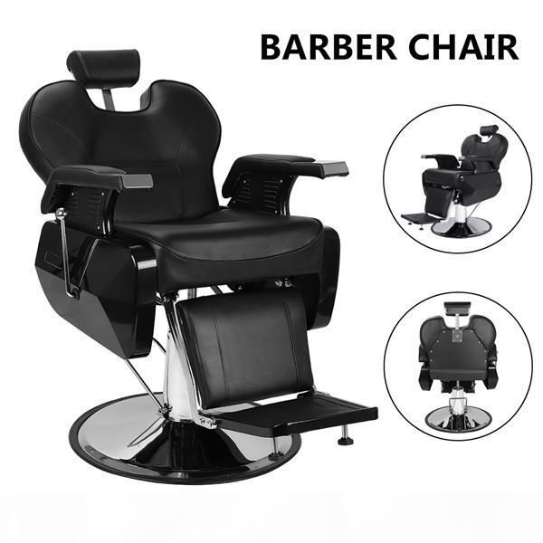 

professional salon barber chair black ship from us drop shipping