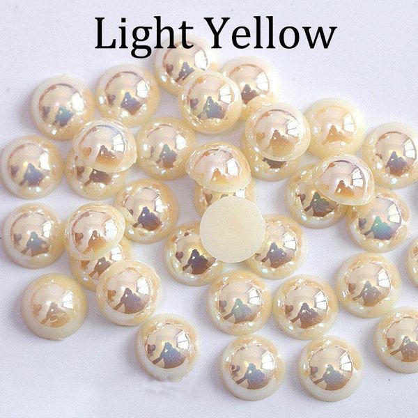 

imitation abs pearl beads flat back 2 3 4 5 6 8 10 12 14 mm ab colors cabochon half round h qyljye