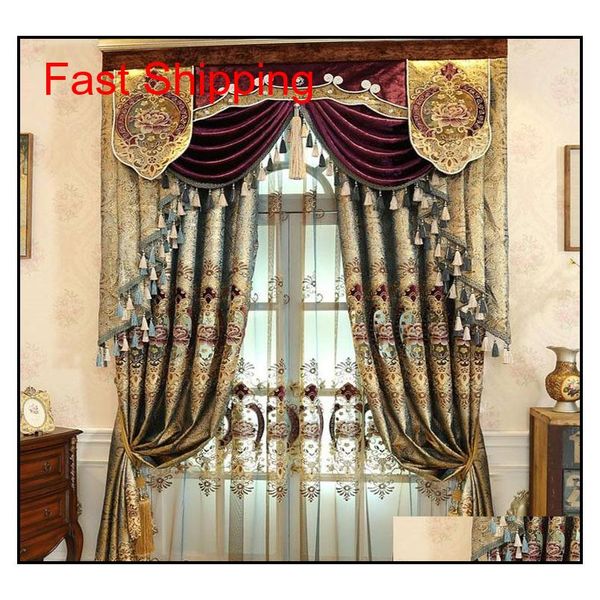 

modern european-style water-soluble embroidery curtains for living dinin jlloab mxyard