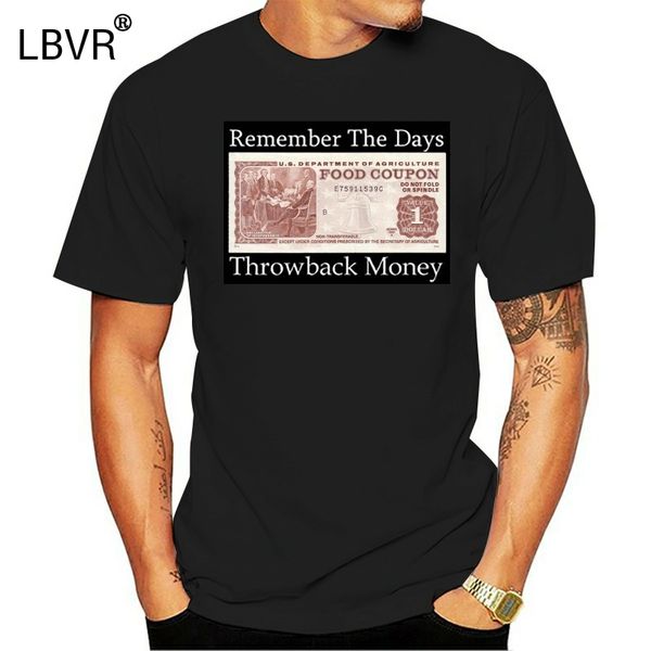 

remember the days throwback money food stamp t shirt hip hop tee funny t-shirt homme plus size tee shirt sport hooded sweatshirt hoodie