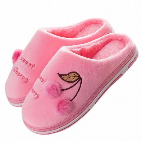 

women winter warm cotton home slippers non slip couple shoes plus fleece slippers indoor outdoor cozy shoes grey #mg7t, Black