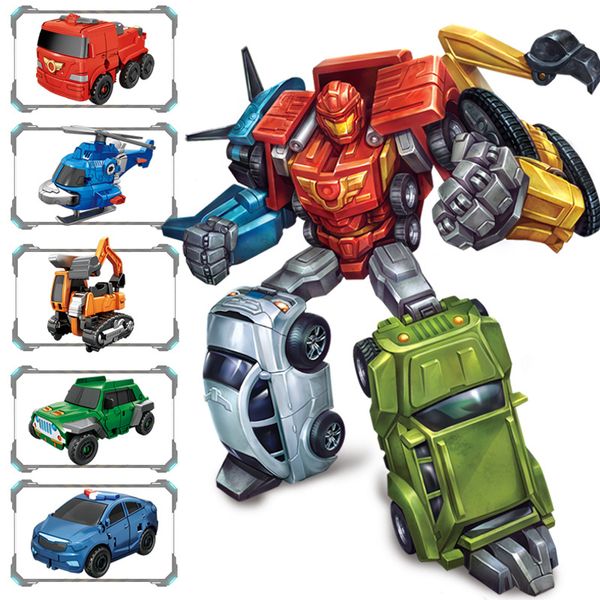 

5-in-1 king kong robot car body deformation robot autobot boy child model toy gift