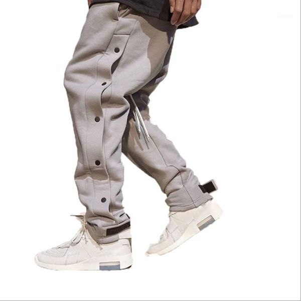 

2021 new sports pants men jogger pants gyms loose cotton trousers fitness streetwear hip hop sweatpants men stylish1, Black