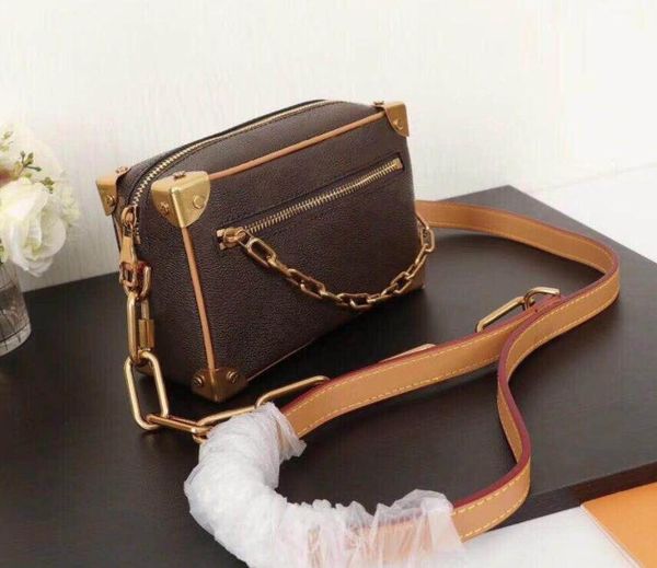 

women soft trunk crossbody evening purse leather for purse chain bag bag box handbags s bags genuine clutch mini fashion classic eognl, Red;black