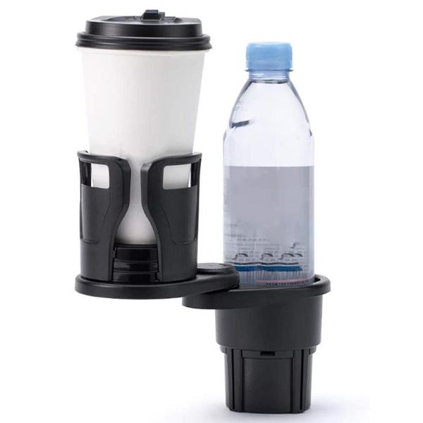 

2 in 1 universal auto car seat cup holder water bottle drink coffee adjustable mount stand car drinks holder seat accessories
