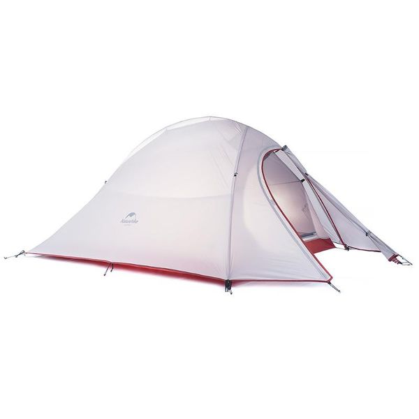 

1.24kg naturehike tent 2person 20d silicone fabric double layer rainproof camping tent nh outdoor 4season
