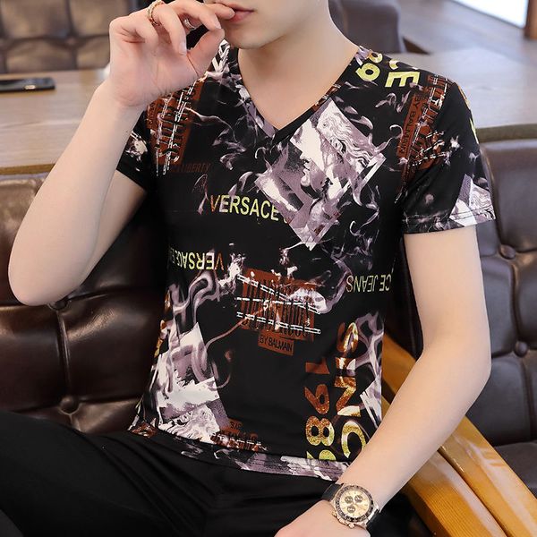

tee summer 100% cotton funny t shirts short sleeves t-shirt men fashion print women's and men's t-shirt, White;black