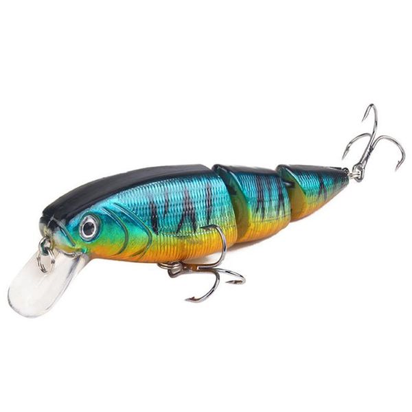 

1pcs 3 segment fishing lure 11cm 15.5g 3d eyes lifelike fishing hard bait crankbait with 2 hooks pesca wobbler fishin jllpsl