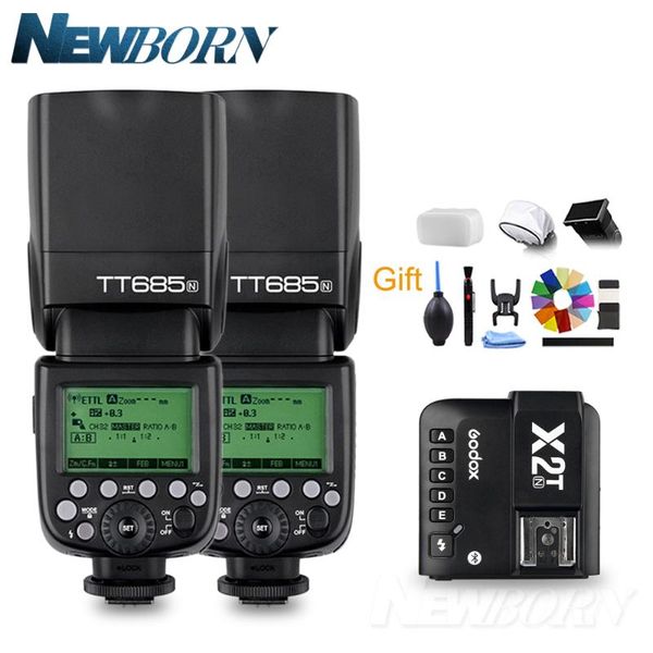 

godox685685n flashl hss вспышка speedlite с x2t-nl-передатчик trigger для d7500 d5600 d850 d500 d4 d5