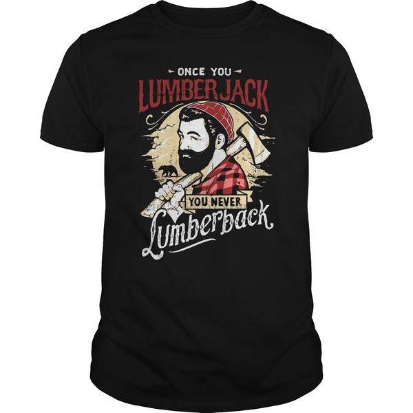 

мужчины тенниска когда вы дровосек вы никогда lumberback тенниски холодных женщин тенниски тройники топ спорт с капюшоном hoodie