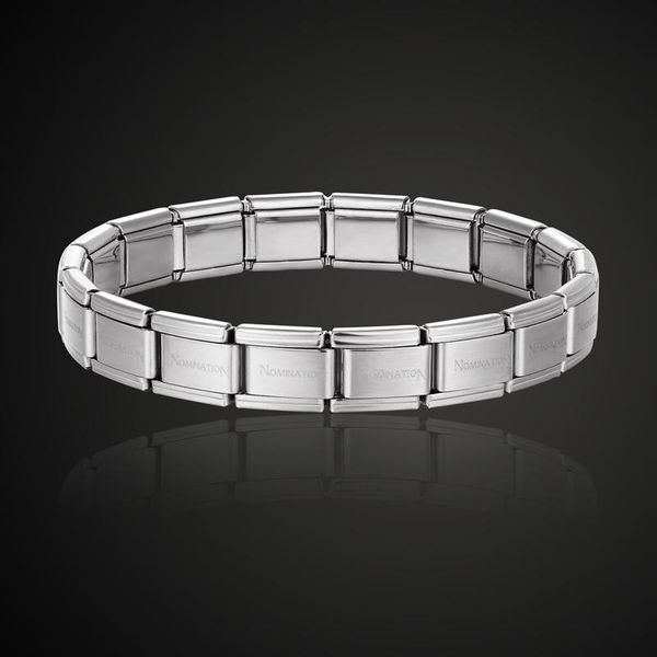 

beaded, strands zlxgirl brand namination jewelry style stainless steel bracelet letter and stretch fashion bangle for everybody bijoux, Black