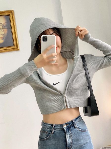 

bpikb ветер подходит молния двойного свитера высокой пальто zippersweater zippershort тонких с капюшоном ветра верхнего слоем случайного тем, Black