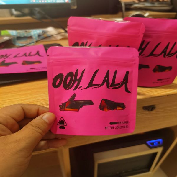

new arrival ooh lala 3.5g cookies plastic bag with childproof zipper mylar pouch and tear notch on the stand up bag bbyoqw bde_luck