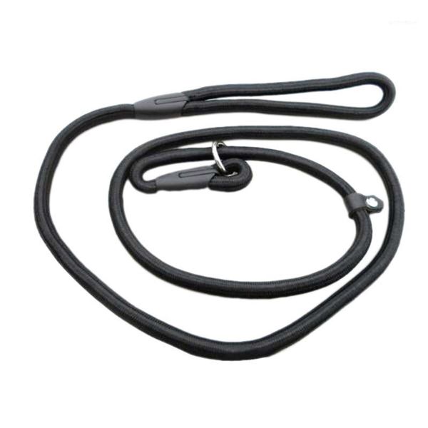 

dog collars & leashes 2pcs 1.0x140cm pet nylon adjustable loop training lead collar leash traction rope1